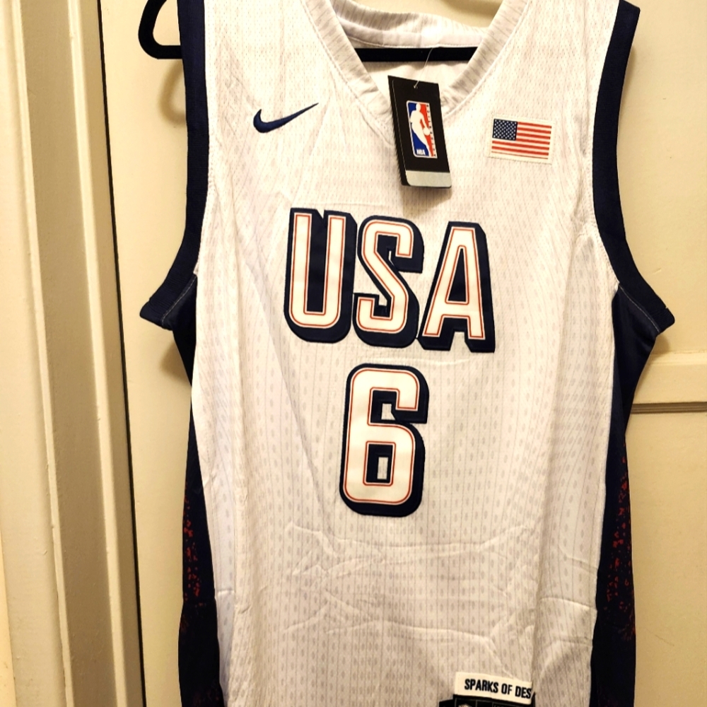 Men's jersey #6 LeBron James USA Olympic Team, 2024.